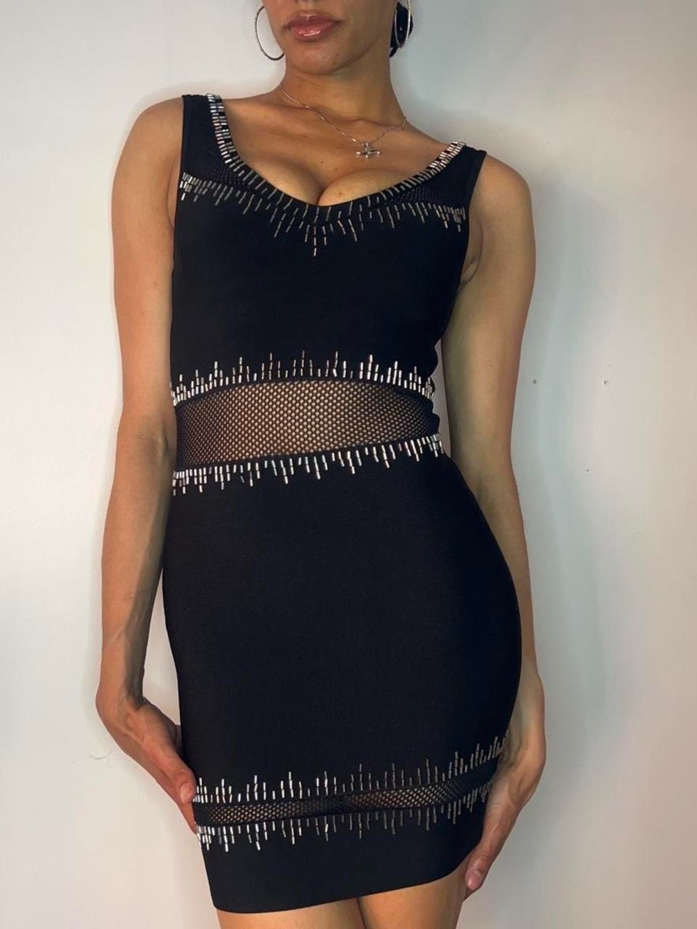 Marciano Cutout black Mini Dress